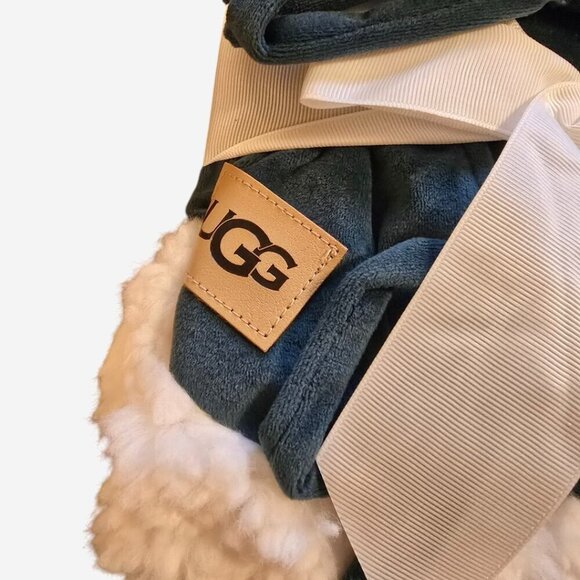 UGG Bliss Mini Tree Skirt Dark Green 22 Inch Round New - Picture 6 of 6